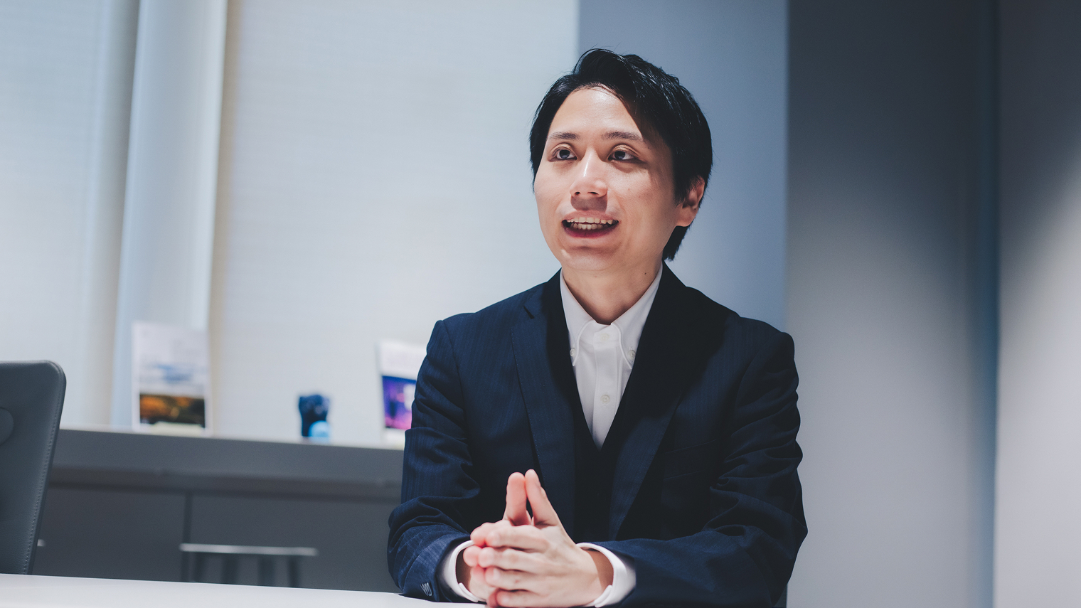 インタビュー中のS.Kさん